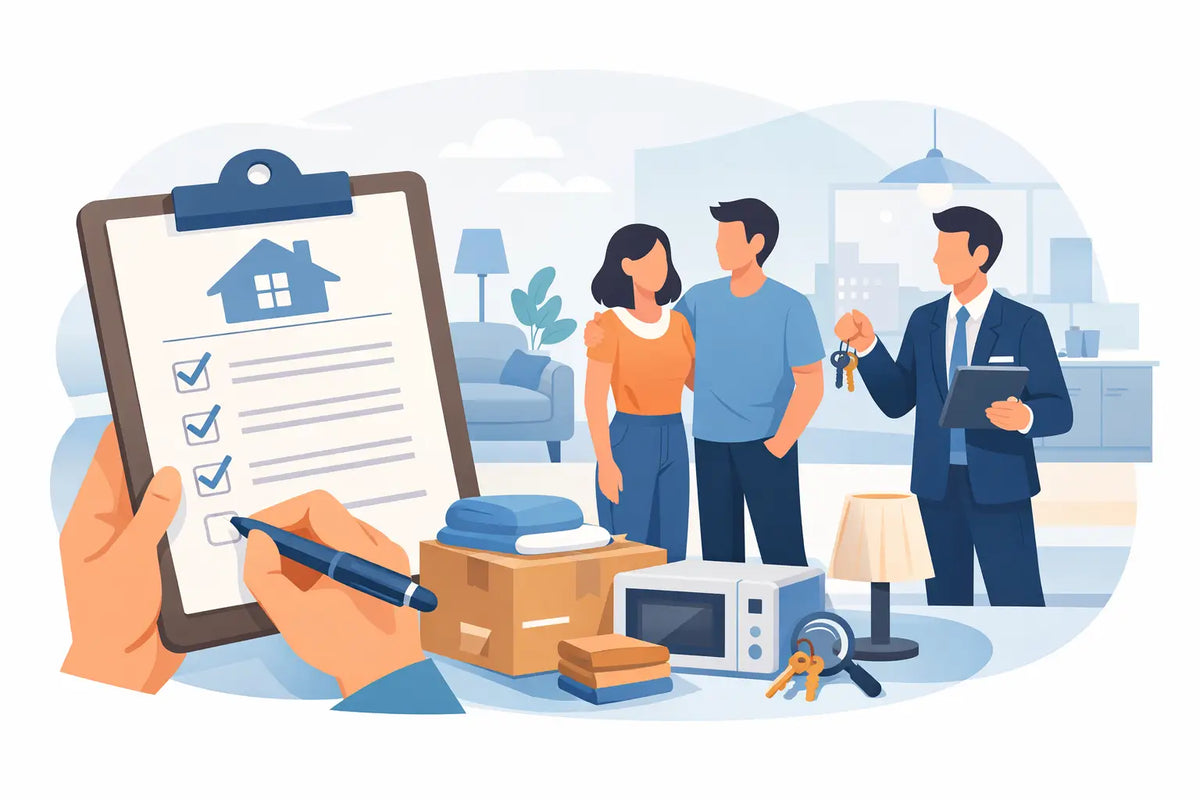 Inventario de entrega de vivienda en alquiler
