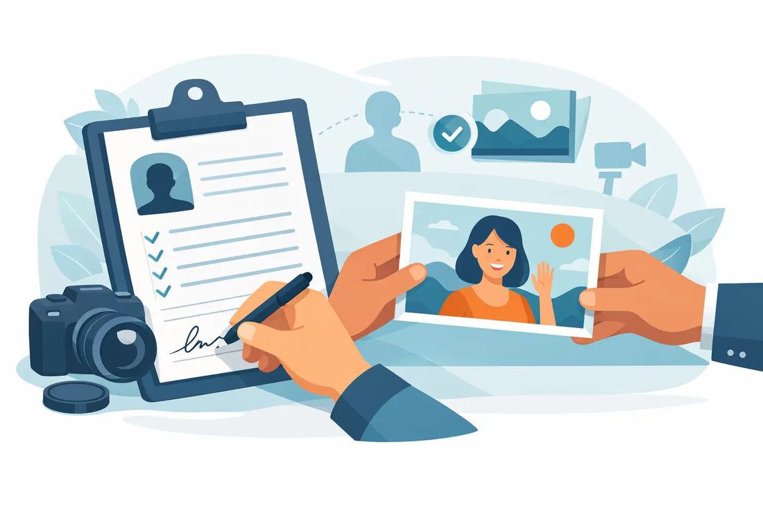 Cómo completar una autorización de cesión de imagen