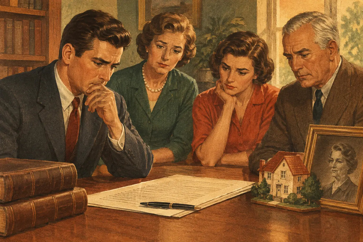 Errores al transferir derechos hereditarios