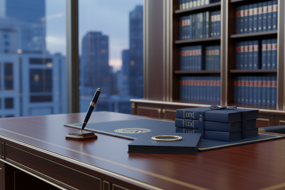 Escritorio jurídico elegante - Acuerdo de confidencialidad NDA