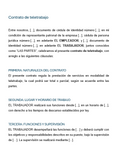 Contrato de Teletrabajo