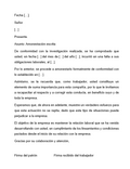 Carta de Amonestación