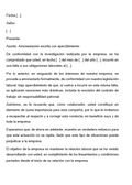 Carta de Amonestación Genérica