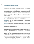 Contrato de Alquiler de Local Comercial