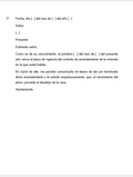 Carta de Terminación de Alquiler de Casa