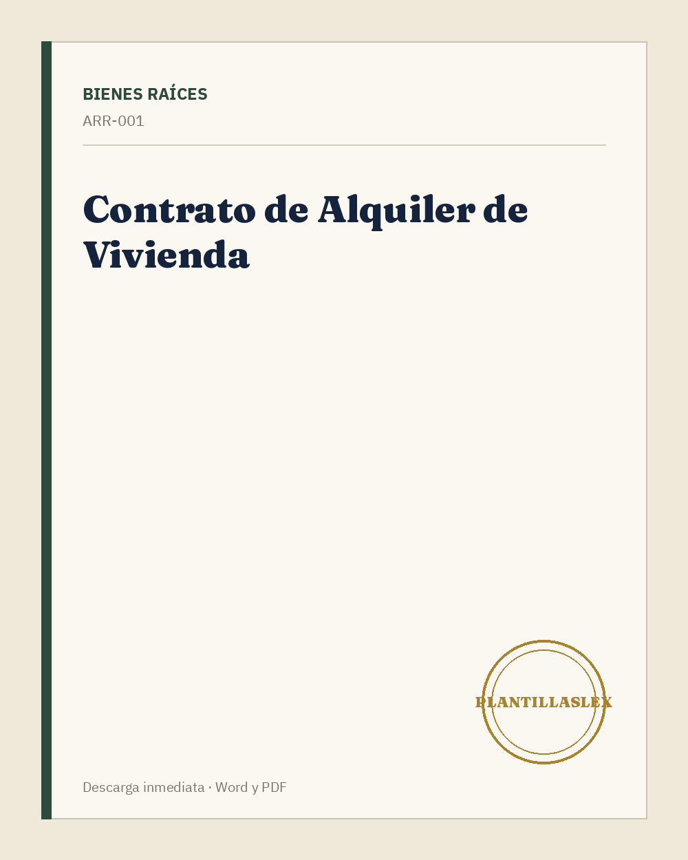 Contrato de Alquiler de Vivienda