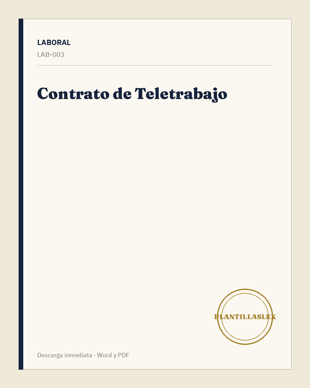 Contrato de Teletrabajo