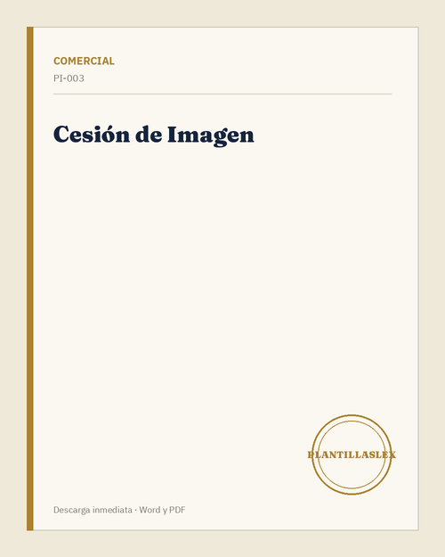 Cesión de Imagen